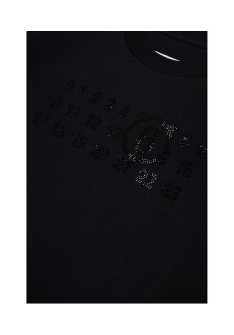 T-shirt con strass MM6 KIDS MAISON MARGIELA | M61134 MM04IM6900